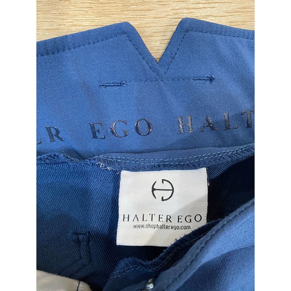 Halter Ego Equestrian Full Seat Breeches Size 28 Blue - Picture 4 of 8